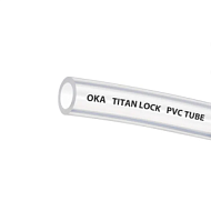 Прозрачная безнапорная ПВХ трубка "OKA", внутр.д. 10 мм., TL010OK TITAN LOCK