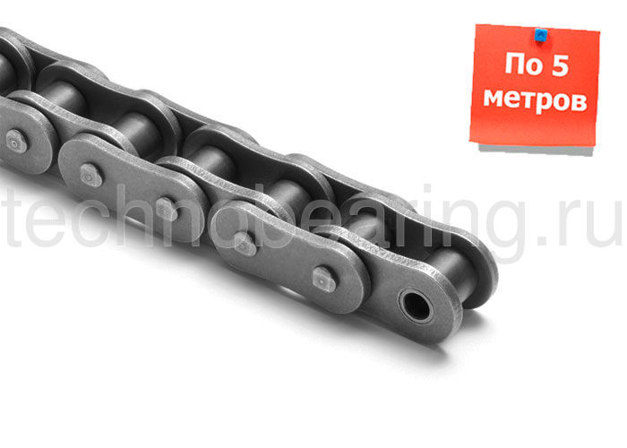 Цепь приводная роликовая однорядная 24P-1 (ISO C24B-1) Sati