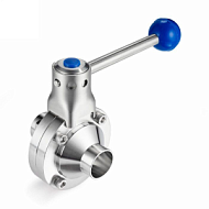 Кран шаровый нержавеющий (AISI304) DN40, типа сварка-сварка, DIN TLHBV040WDS TITAN LOCK