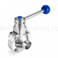 Кран шаровый нержавеющий (AISI304) DN100, типа сварка-сварка, DIN TLHBV100WDS TITAN LOCK