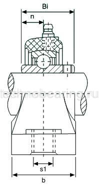 Подшипниковый узел UCP207 TSC