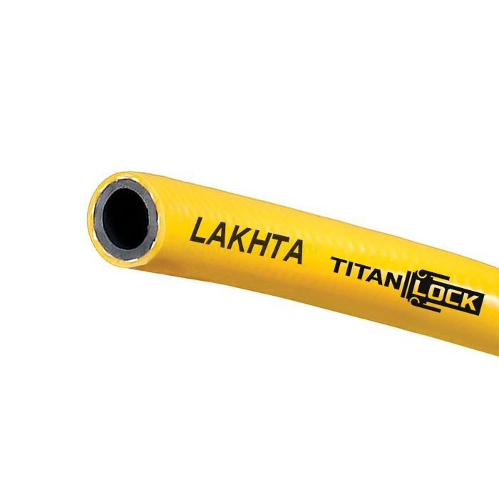 Шланг ПВХ для компрессоров "LAKHTA", желтый, вн.диам. 38мм, TL038LH TITAN LOCK — детальное фото 0