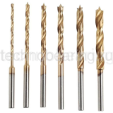 Набор спиральных сверл из быстрорежущей стали с направляющим центром, 6  поз. 28876 Proxxon