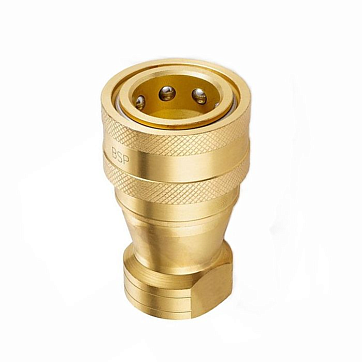 1/4in, БРС серия B, ISO 7241-B, розетка, латунь TL2BF-B TITAN LOCK