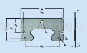 Скребок LLTHZ 35 S1 SKF
