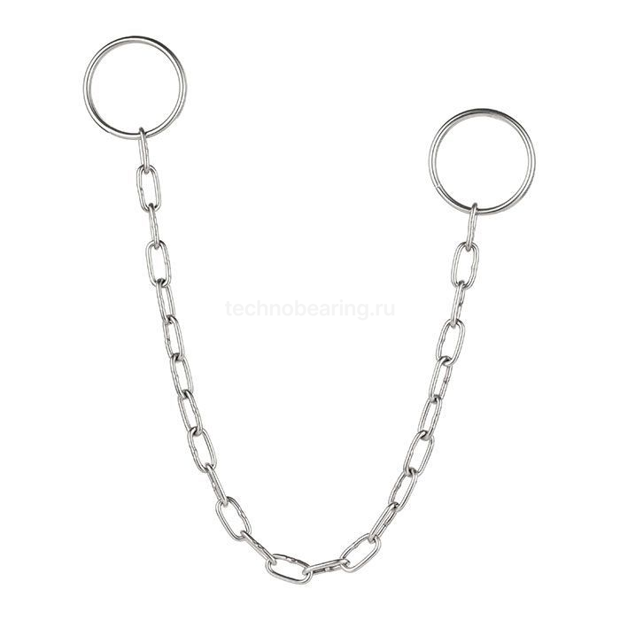 Цепь с натяжными кольцами для камлоков, 300 мм (12 in), нерж.сталь 304 TLCHAIN12SS TITAN LOCK