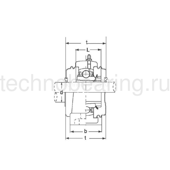Подшипниковый узел UKP215+H2315 TECHNIX — детальное фото 3