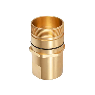 3/4in, БРС серия W резьбовая, ниппель, латунь, резьба NPT TL6WMN TITAN LOCK