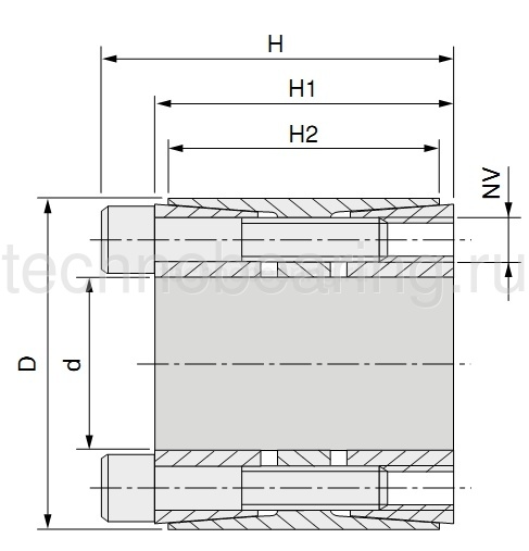 Зажимная втулка KLEE190 (PHF FX400-190x250) Sati