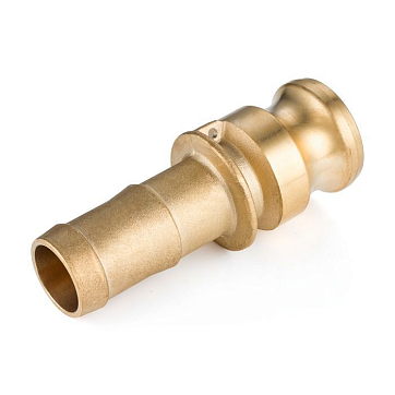 Камлок латунный тип E, ниппель с хвостовиком 1/2", TL50EBR TITAN LOCK