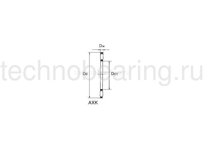 Кольцо AXK160200 NBS