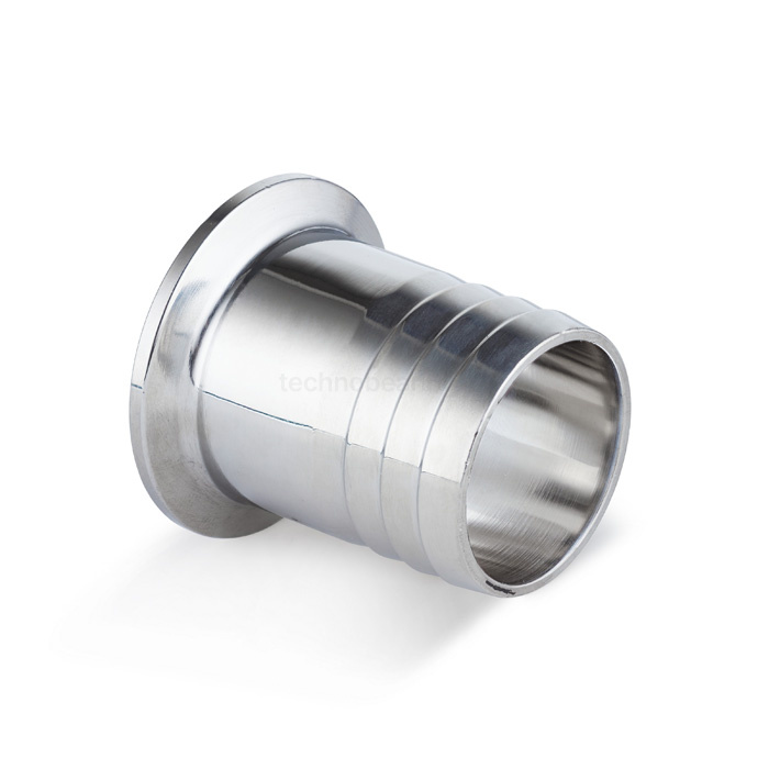 Штуцер CLAMP под рукав DN15 (хвостовик 21мм), нерж. 316, DIN TL15CLH-M TITAN LOCK