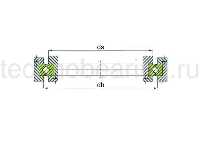 ОПУ серия с перекрестными роликами для точности вращения RE14016 ISB — детальное фото 2