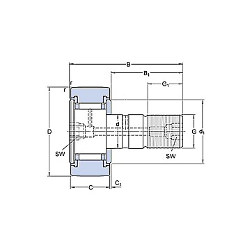 Опорный ролик KR35 PPA SKF