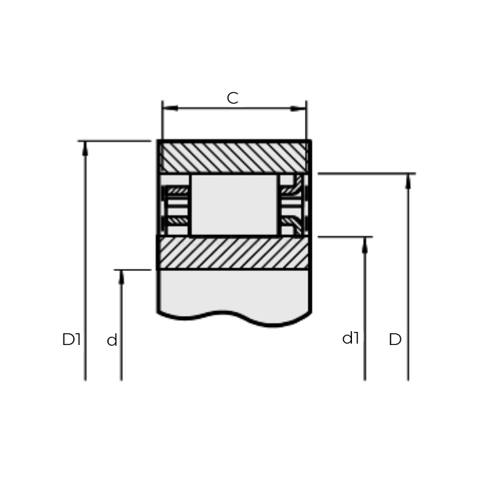 Обгонная муфта DC5776A-N ISKRA