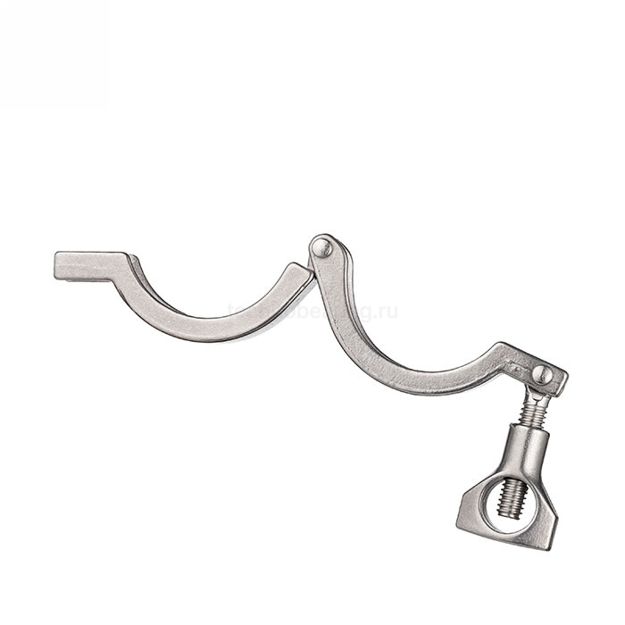 Хомут CLAMP одноосевой DN150 нерж. 304,фланец 183мм, DIN TL150CLC-2 TITAN LOCK