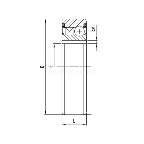 Обгонная муфта CKN20-2RS ISKRA