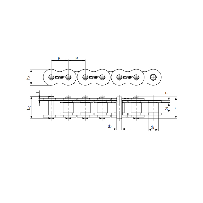 Цепь приводная PHC 35-1X5MTR SKF