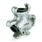 Тройник соединительный "GERMES" (AIR KING), сталь, TLGYCPL TITAN LOCK