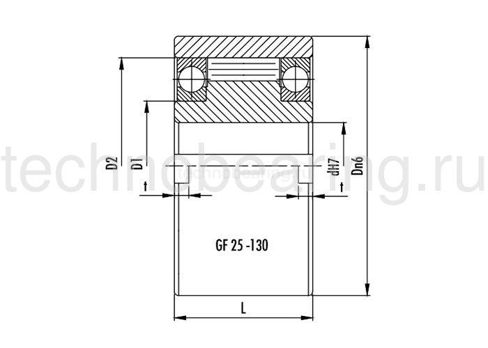 Обгонная муфта GF25 (NFR25) CTS