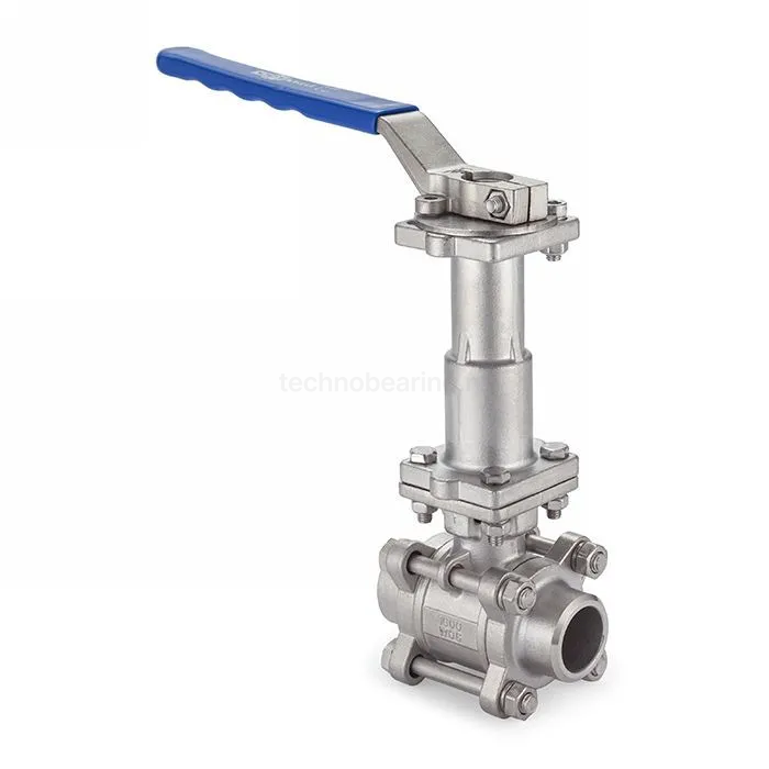 Криогенный шаровый кран нерж 304, под приварку PN16, DN 40, TL40CBVW16-S TITAN LOCK