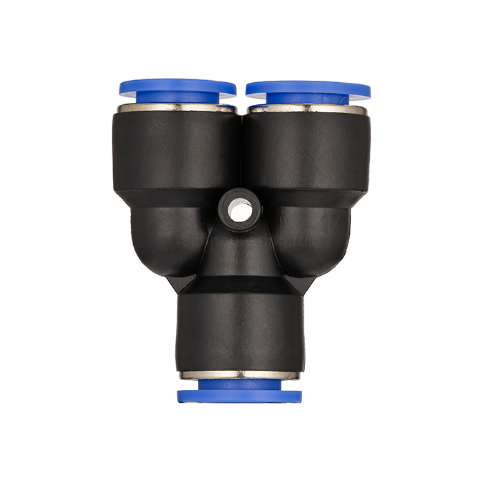 Фитинг-переходник цанговый Y-образный, 6-4-4 мм, пластик, тип PW, TLP-PW6-4 TITAN LOCK