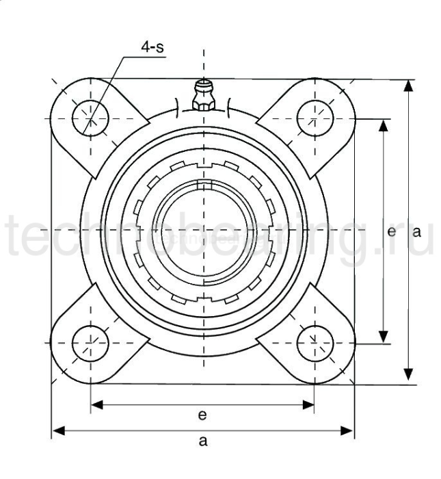 Подшипниковый узел UKF210 ISB
