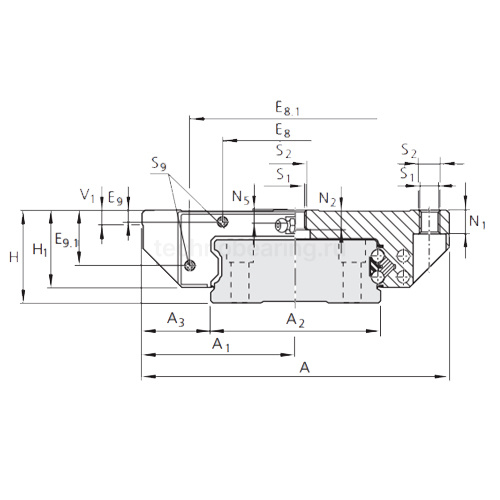 Каретка R1671-394-10 Bosch Rexroth