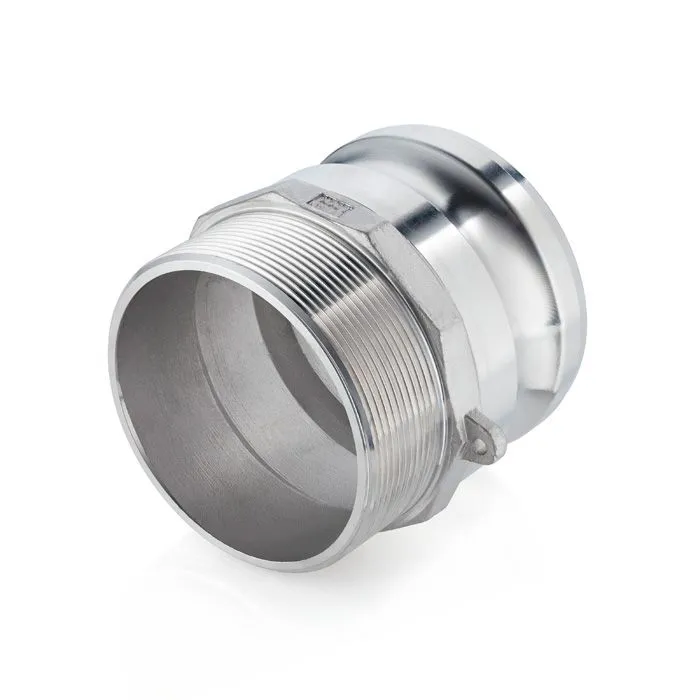 Камлок нержавеющий тип F ниппель, наруж. резьба BSP 4", AISI316, TL400FSS316 TITAN LOCK