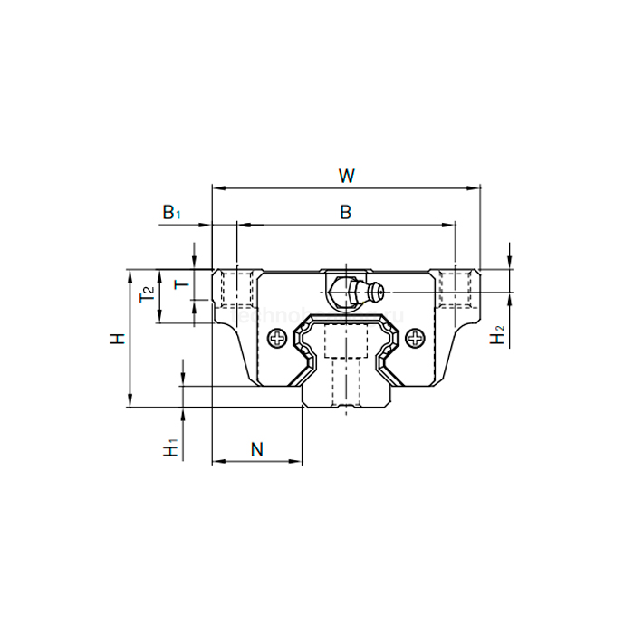 Каретка HGW35HCZAH ISKRA