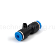 Фитинг цанговый прямой, 8 мм, пластик, тип PUC, TLP-PUC8 TITAN LOCK