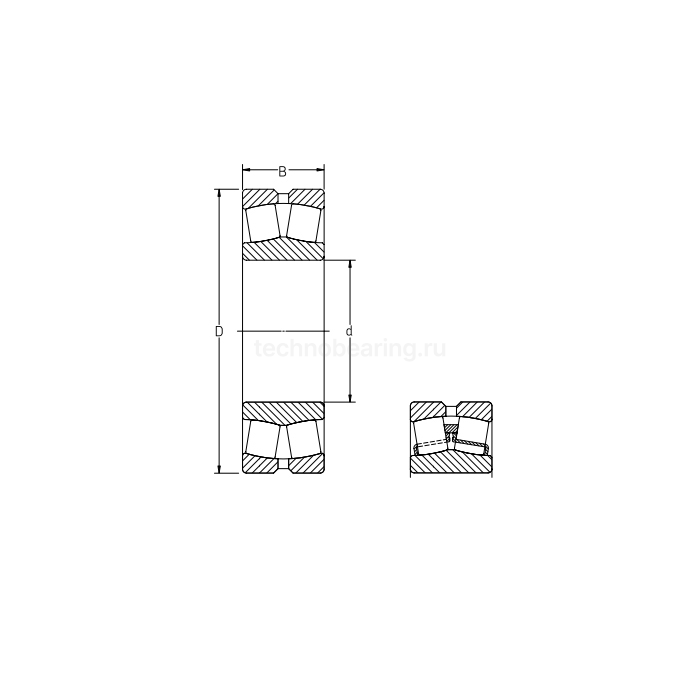 Подшипник 21310 E SKF — детальное фото 1