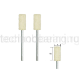 Полировальные насадки из войлока, цилиндр, набор (2 шт.) 28802 Proxxon