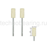 Полировальные насадки из войлока, цилиндр, набор (2 шт.) 28802 Proxxon