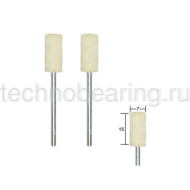 Полировальные насадки из войлока, цилиндр, набор (2 шт.) 28802 Proxxon