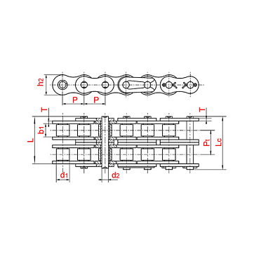 Переходное звено для цепи 10B-2F ISKRA