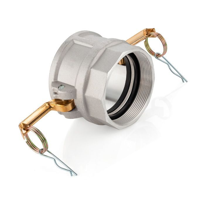 Камлок алюминиевый тип D серия "EcoLine" розетка, внутр. резьба BSP 4", TL400DAL-EL TITAN LOCK