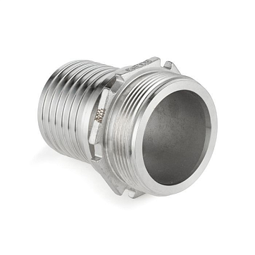 3in, штуцер с наружной резьбой под рукав, нерж. сталь, TLSM80SS TITAN LOCK