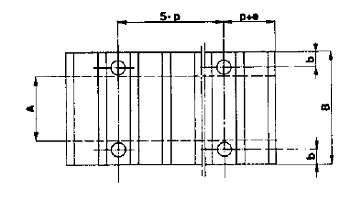 Зажимные пластины для ремня T10 50 PBT1050 Sati