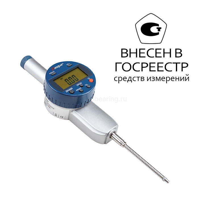 Индикатор цифровой с абсолютной шкалой 0-50,8мм/0,001мм", 5340-9115 Dasqua