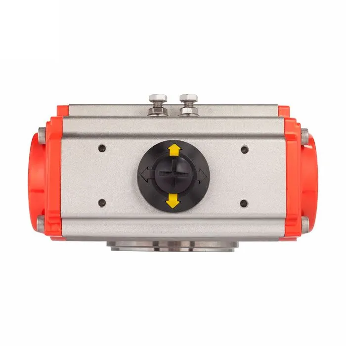 Донный клапан шаровый под приварку с пневмоприводом, нерж.304 DN32, TLBBV32WD-P TITAN LOCK — детальное фото 5