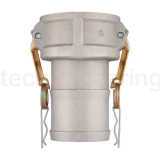 Камлок алюминиевый тип С, розетка с хвостовиком 5", TL500CAL TITAN LOCK