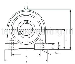Подшипниковый узел UCPA210 ISB