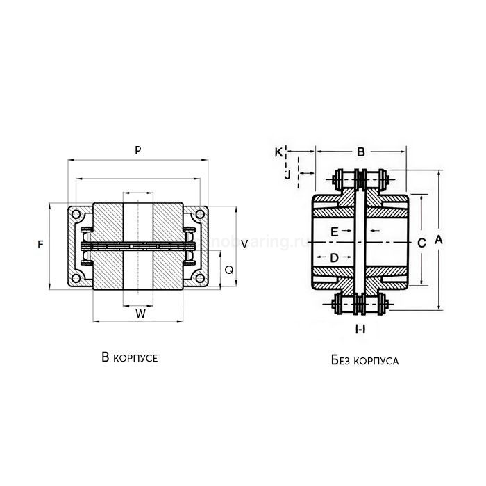 Муфта цепная под втулку тапербуш 3020 ISCC8020II ISKRA