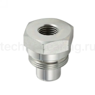 БРС серия T резьбовая, ISO 14540, ниппель, оцинк. cталь, резьба NPT, 1/4in TL2TMN TITAN LOCK