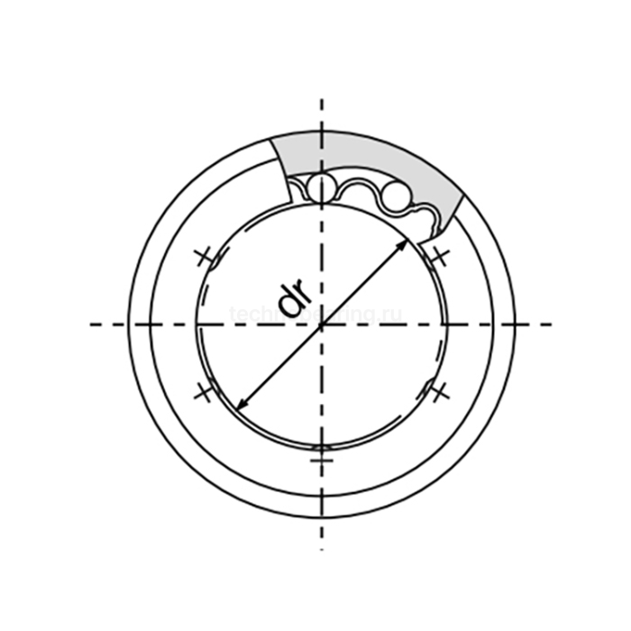 Линейный подшипник LME25-UU ISKRA