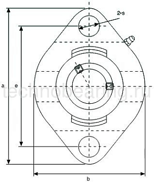 Подшипниковый узел SBFD203 ISB