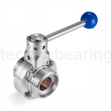 Затвор дисковый нержавеющий (AISI304) DN32, типа резьба-резьба, DIN TLSD032THS TITAN LOCK