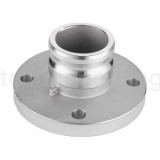 Камлок нержавеющий тип FA, ниппель с фланцем 6", AISI316, TL600FASS TITAN LOCK