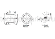 Втулка скольжения с фланцем KF1217SF1SN (PCMF121417E) ISB